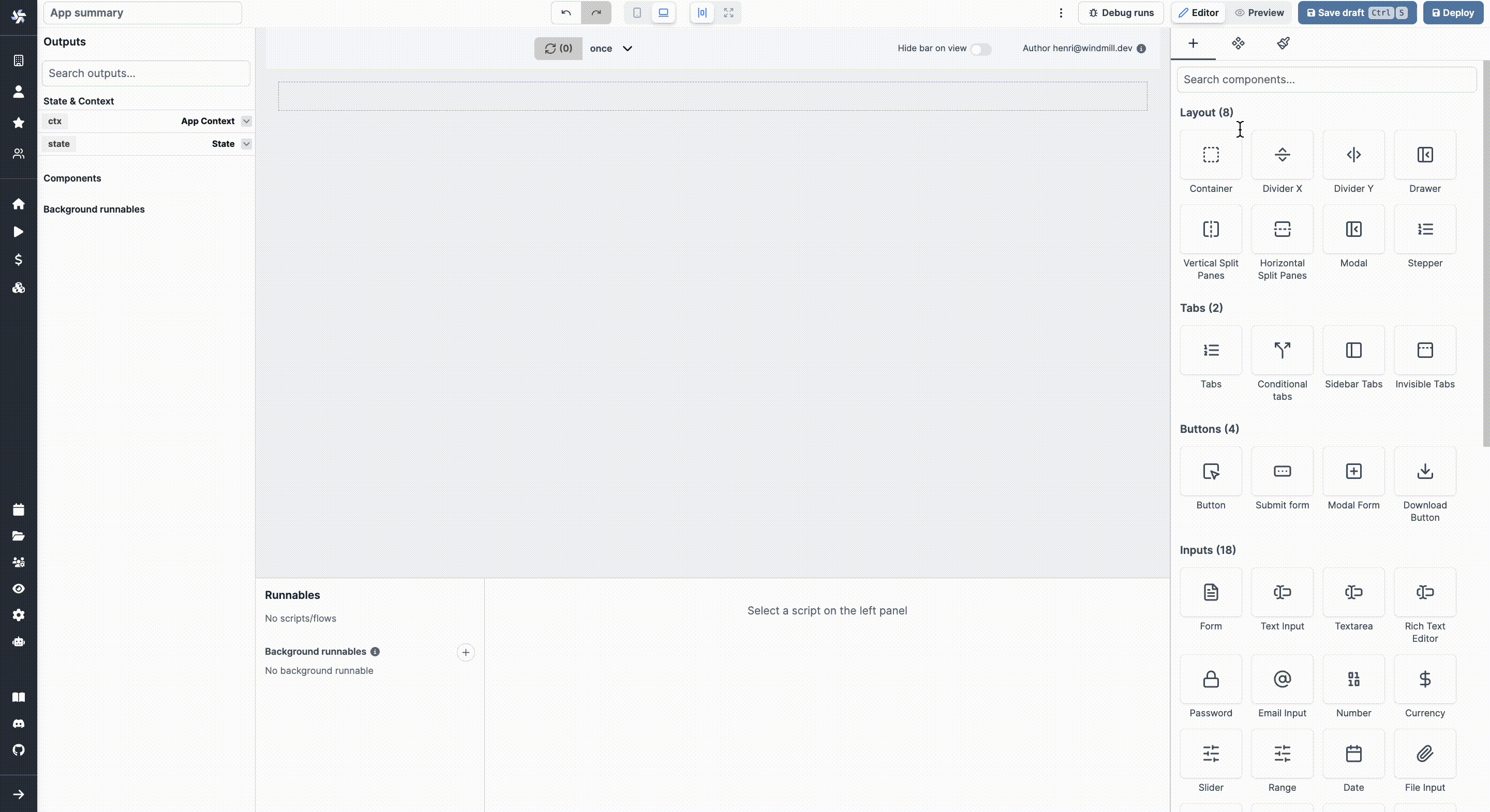 Rich text editor API